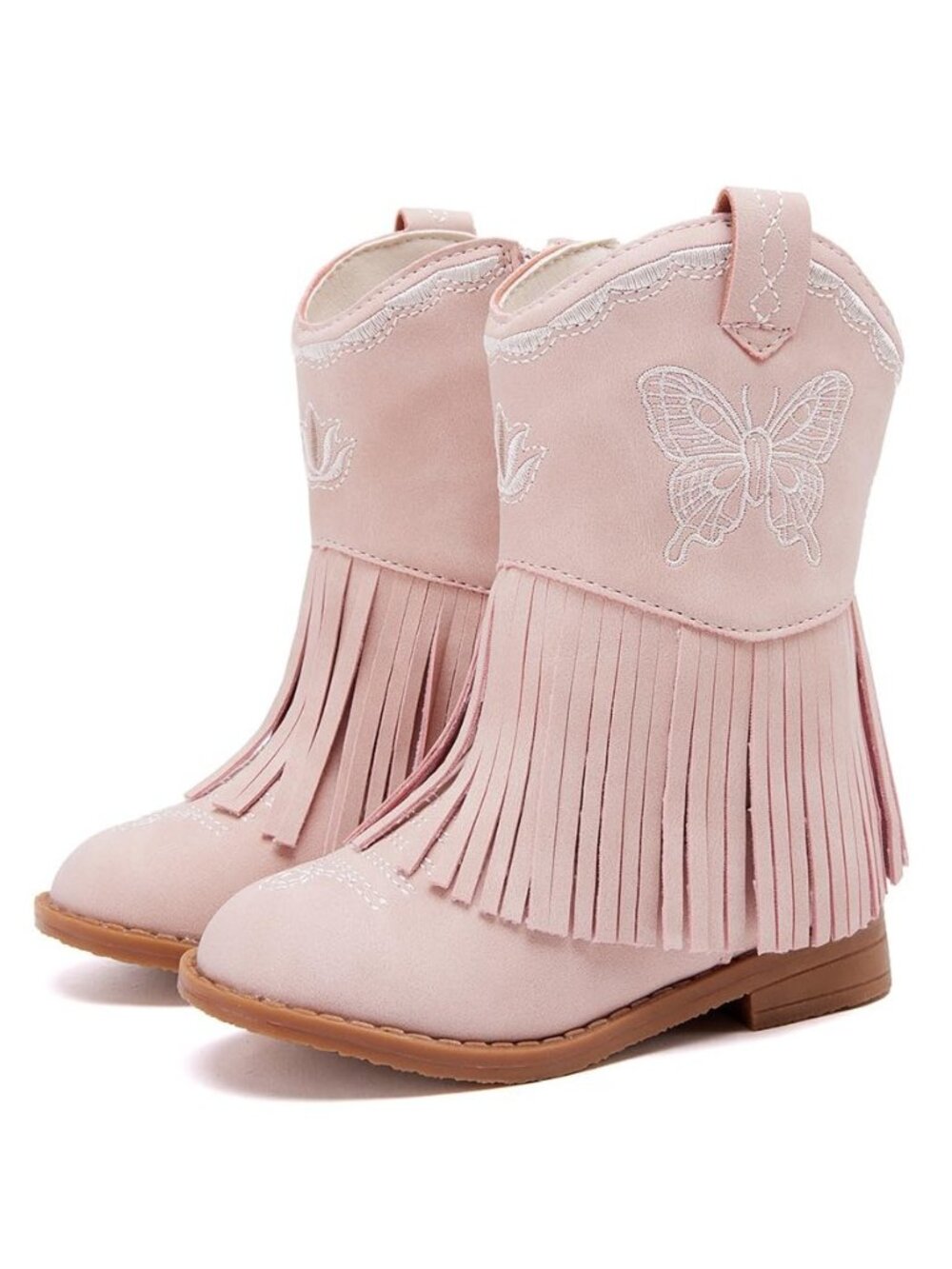 Toddler Girls Cowgirl Boots Little Kids Mid Calf Western Cowboy Pointed Toe